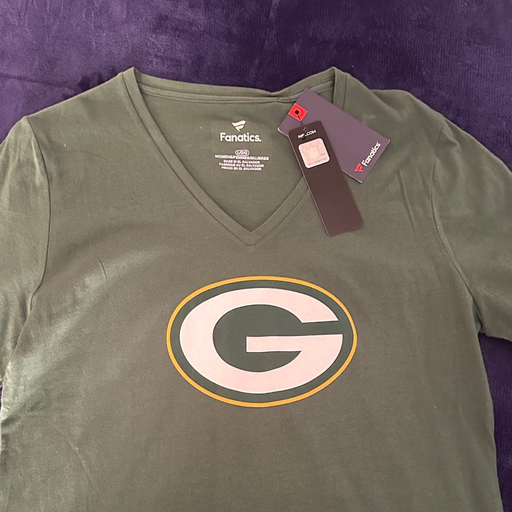 Fanatics Green Bay Packers Olive Tee